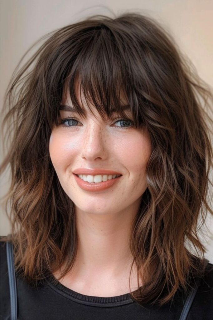 Medium Length Wolfcut: Complete Style Guide