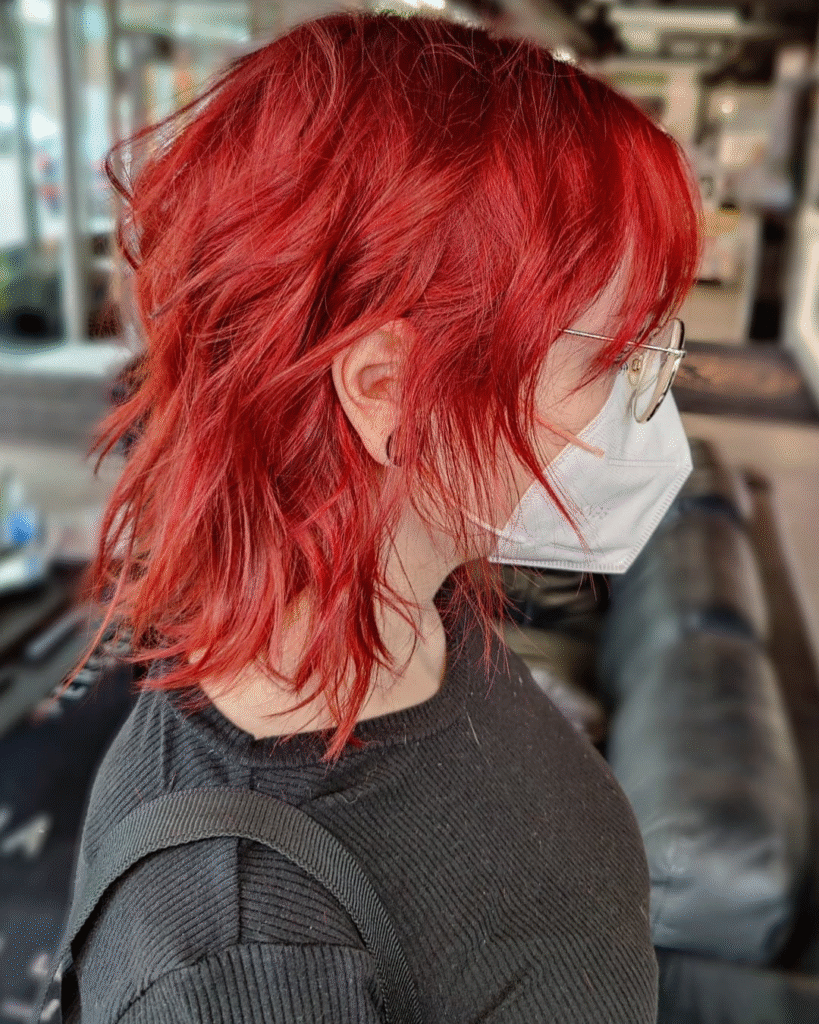 Red Wolfcut Hair: A Modern Take on Wild Elegance