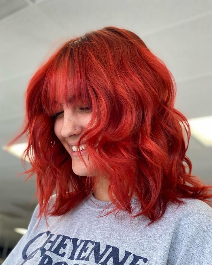 Red Wolfcut Hair: A Modern Take on Wild Elegance