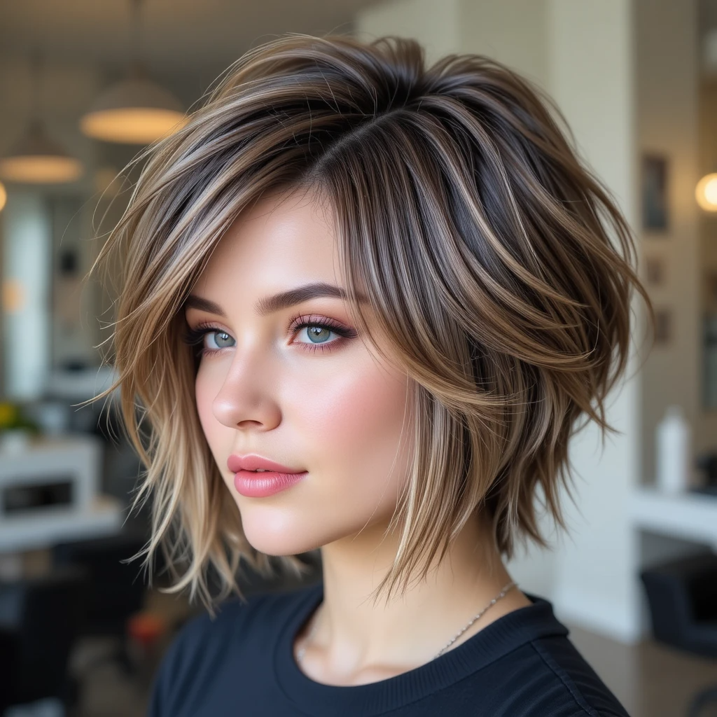 Find out more about the short wolfcut: a low maintenance, choppy and volumized hairstyle. The right shape that fits every hair and face!