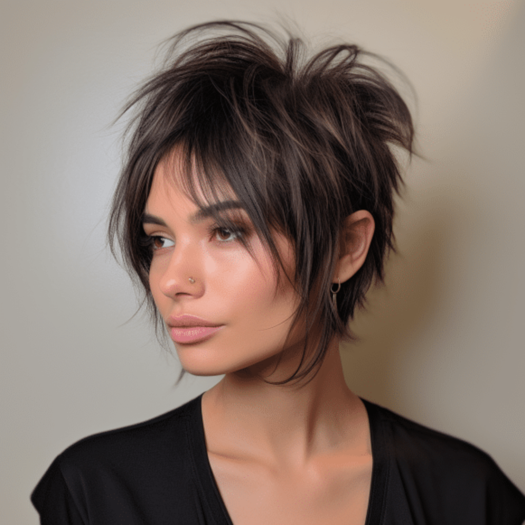 Find out more about the short wolfcut: a low maintenance, choppy and volumized hairstyle. The right shape that fits every hair and face!