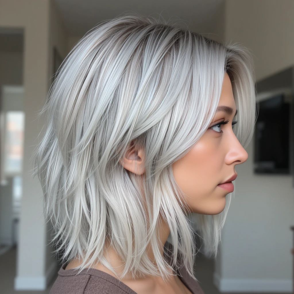 Wolfcut with Silver Tips Complete Style Guide
