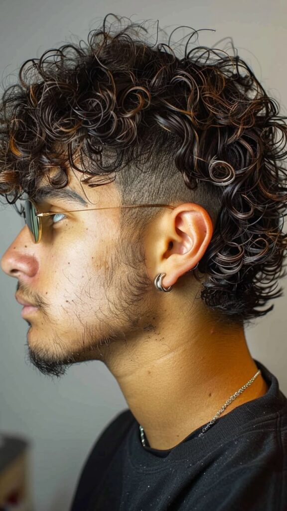 Curly Wolfcut Men: Ultimate Style Guide 2025