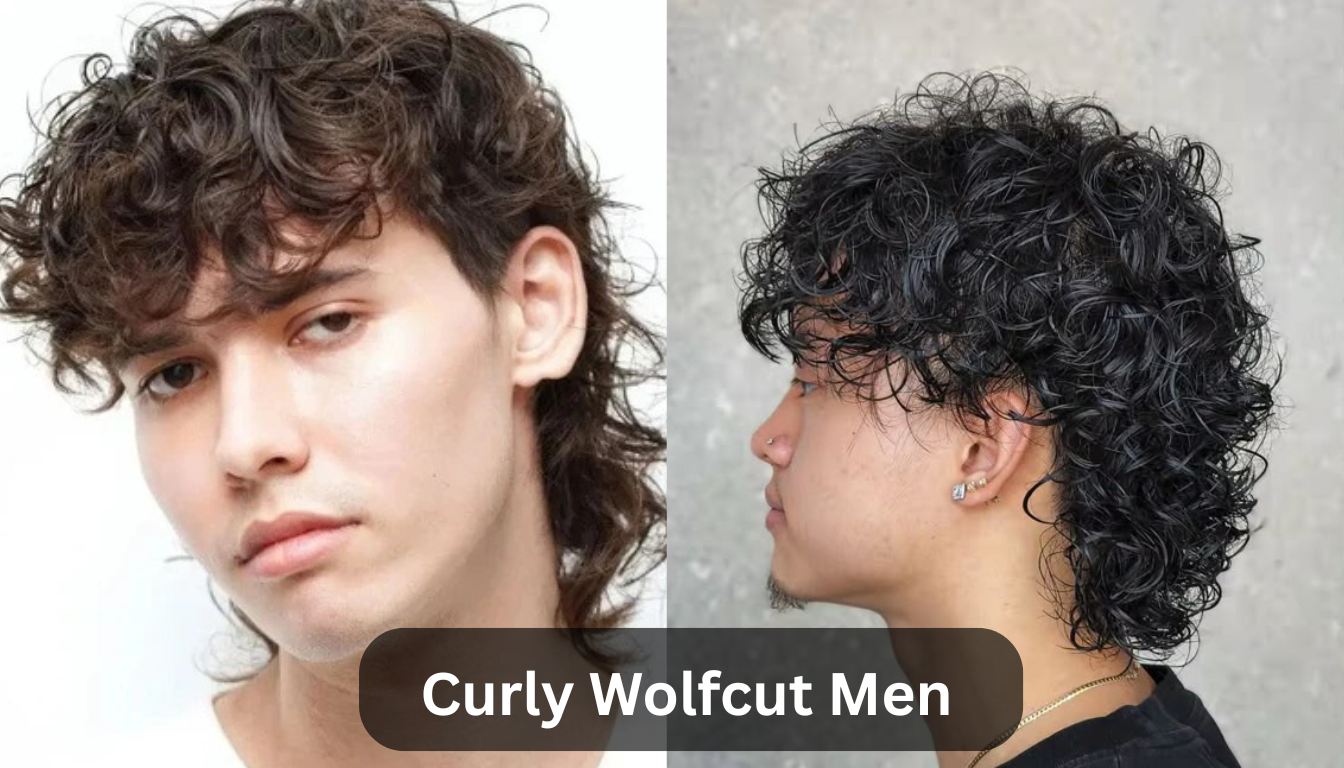 Curly Wolfcut Men