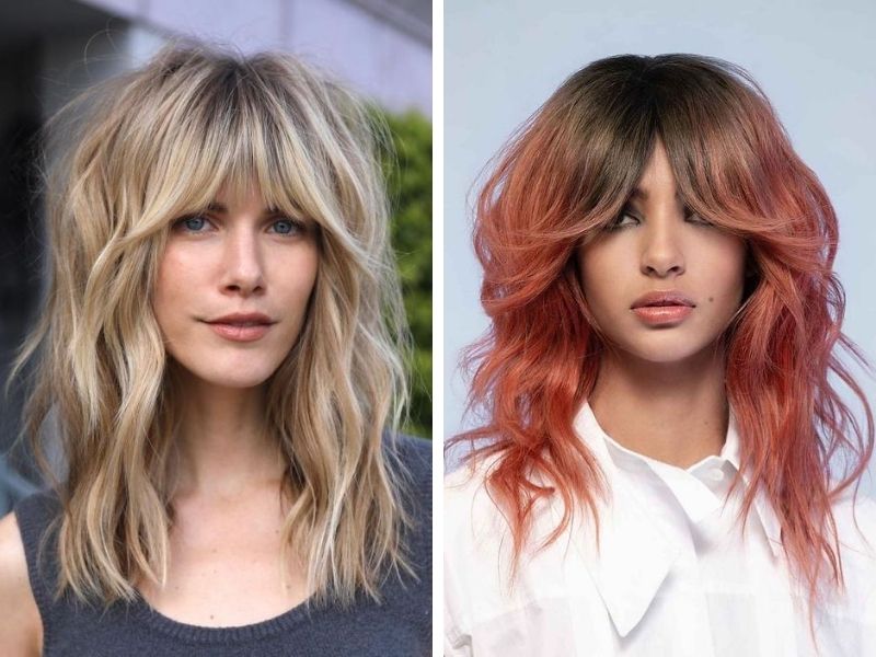 Trendy Shaggy Wolfcut Hairstyles for a Bold New Look