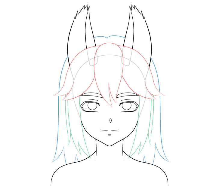 Creative Wolfcut Drawing Ideas for Stylish Hair Designs